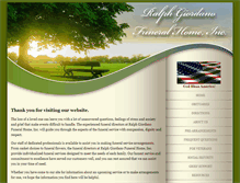 Tablet Screenshot of giordanofuneralhome.com